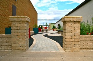 Commercial landscaping example