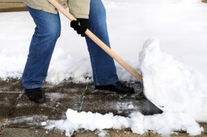 shoveling